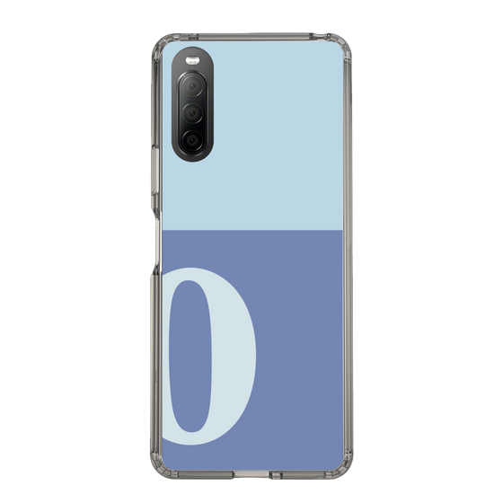 Slim Protection Case［ Original - initial two tone - O blue ］