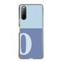 Slim Protection Case［ Original - initial two tone - O blue ］