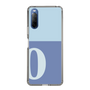 Slim Protection Case［ Original - initial two tone - O blue ］