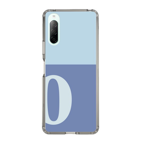 Slim Protection Case［ Original - initial two tone - O blue ］