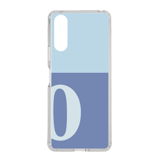 Slim Protection Case［ Original - initial two tone - O blue ］