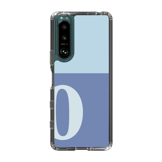 Slim Protection Case［ Original - initial two tone - O blue ］