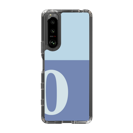 Slim Protection Case［ Original - initial two tone - O blue ］