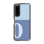 Slim Protection Case［ Original - initial two tone - O blue ］