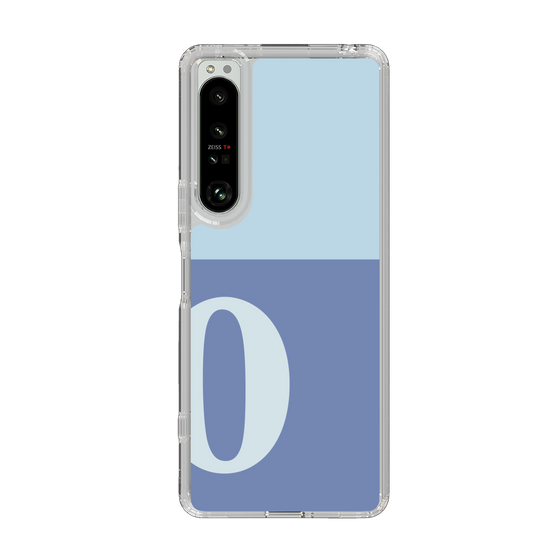 Slim Protection Case［ Original - initial two tone - O blue ］