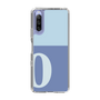Slim Protection Case［ Original - initial two tone - O blue ］