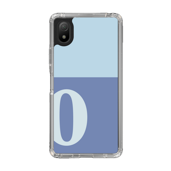 Slim Protection Case［ Original - initial two tone - O blue ］