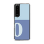 Slim Protection Case［ Original - initial two tone - O blue ］