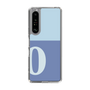 Slim Protection Case［ Original - initial two tone - O blue ］