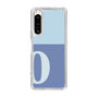Slim Protection Case［ Original - initial two tone - O blue ］