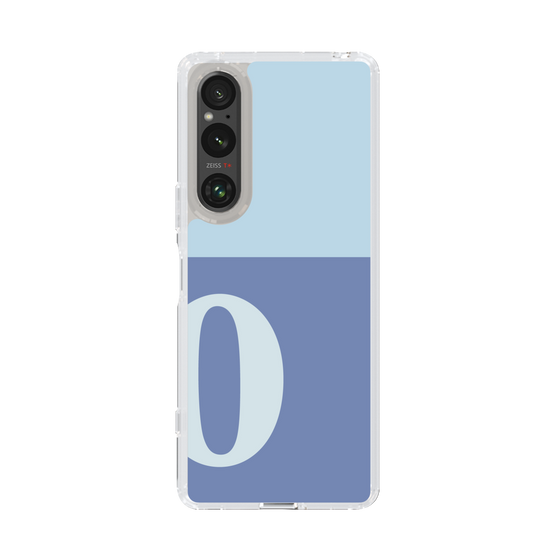 Slim Protection Case［ Original - initial two tone - O blue ］