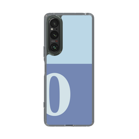 Slim Protection Case［ Original - initial two tone - O blue ］