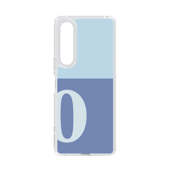 Slim Protection Case［ Original - initial two tone - O blue ］