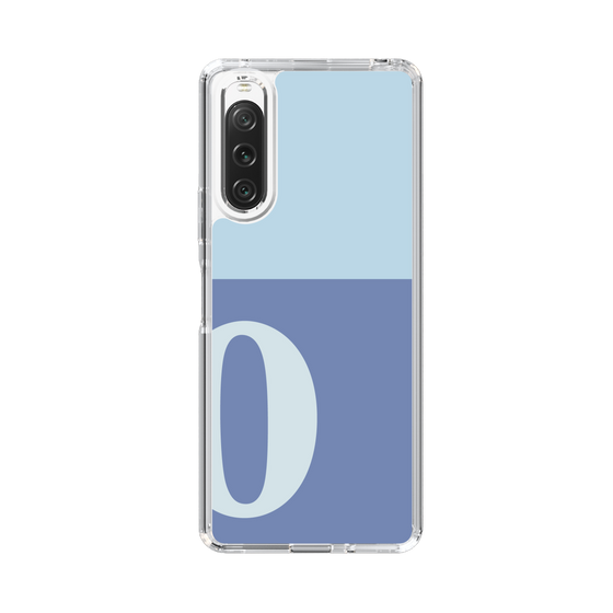 Slim Protection Case［ Original - initial two tone - O blue ］