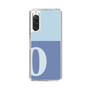 Slim Protection Case［ Original - initial two tone - O blue ］