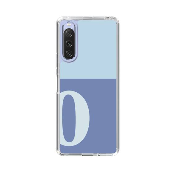 Slim Protection Case［ Original - initial two tone - O blue ］
