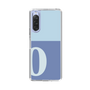 Slim Protection Case［ Original - initial two tone - O blue ］