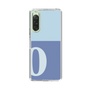 Slim Protection Case［ Original - initial two tone - O blue ］