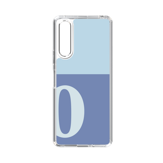 Slim Protection Case［ Original - initial two tone - O blue ］