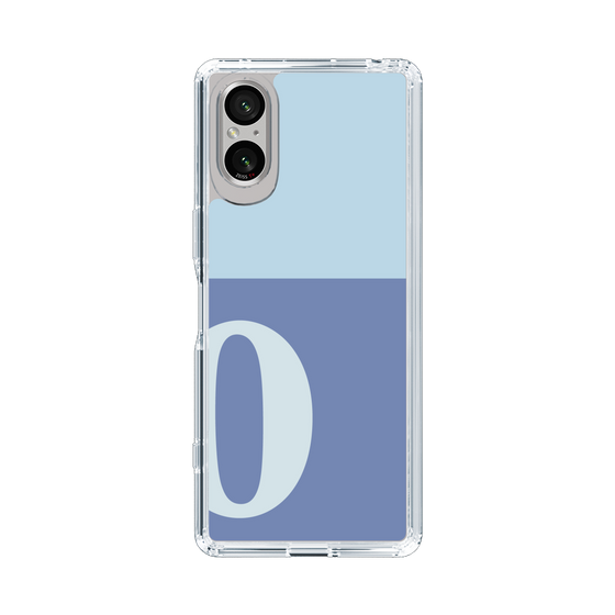 Slim Protection Case［ Original - initial two tone - O blue ］