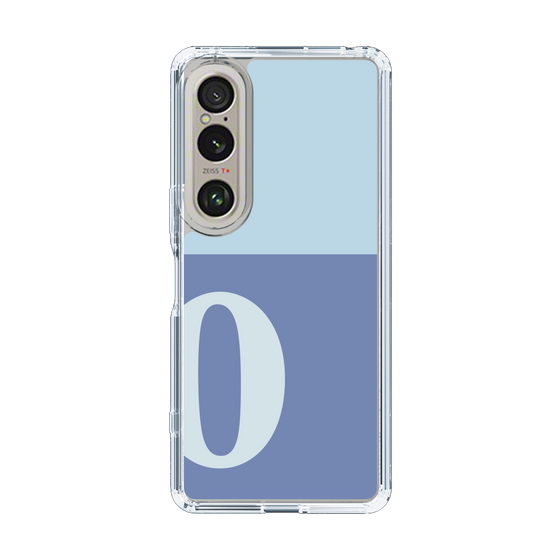 Slim Protection Case［ Original - initial two tone - O blue ］