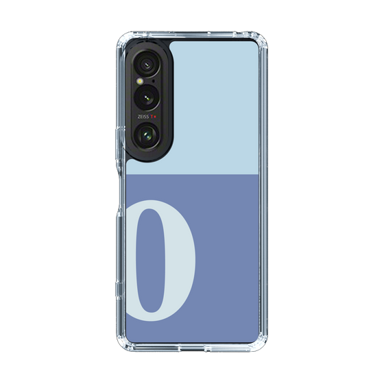 Slim Protection Case［ Original - initial two tone - O blue ］