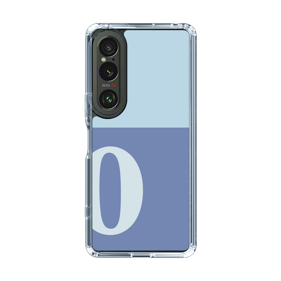 Slim Protection Case［ Original - initial two tone - O blue ］