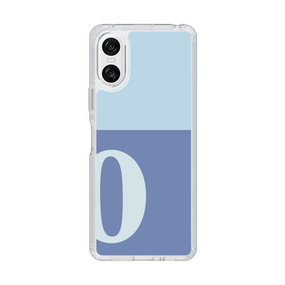 Slim Protection Case［ Original - initial two tone - O blue ］