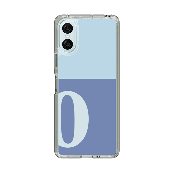 Slim Protection Case［ Original - initial two tone - O blue ］