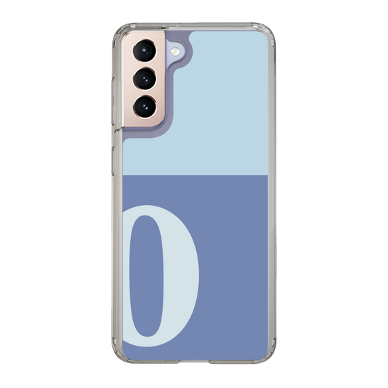 Slim Protection Case［ Original - initial two tone - O blue ］