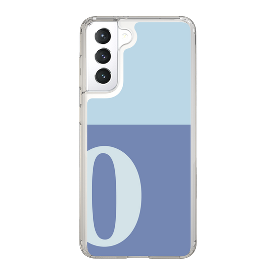 Slim Protection Case［ Original - initial two tone - O blue ］