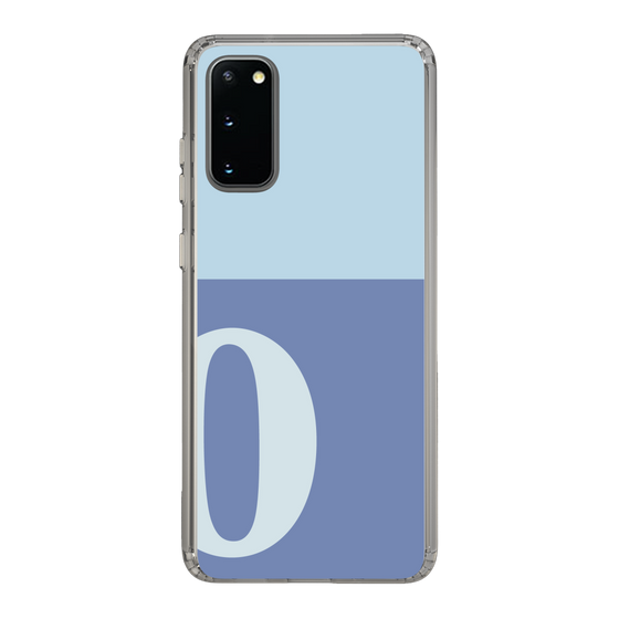 Slim Protection Case［ Original - initial two tone - O blue ］