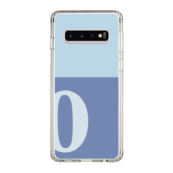 Slim Protection Case［ Original - initial two tone - O blue ］