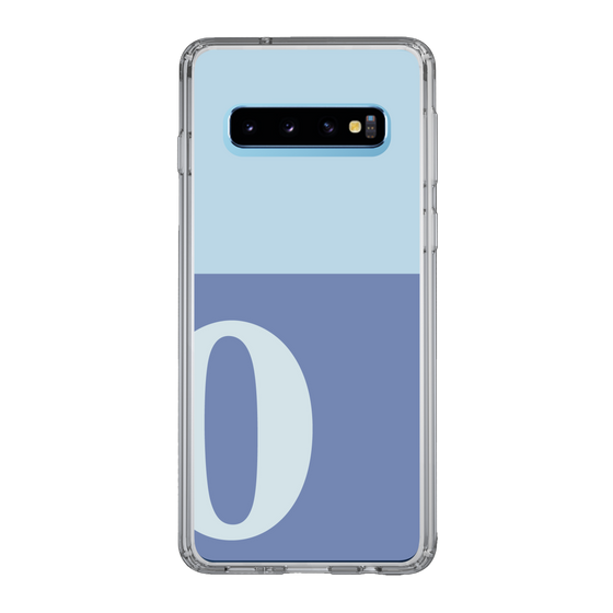 Slim Protection Case［ Original - initial two tone - O blue ］