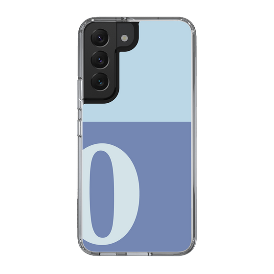 Slim Protection Case［ Original - initial two tone - O blue ］