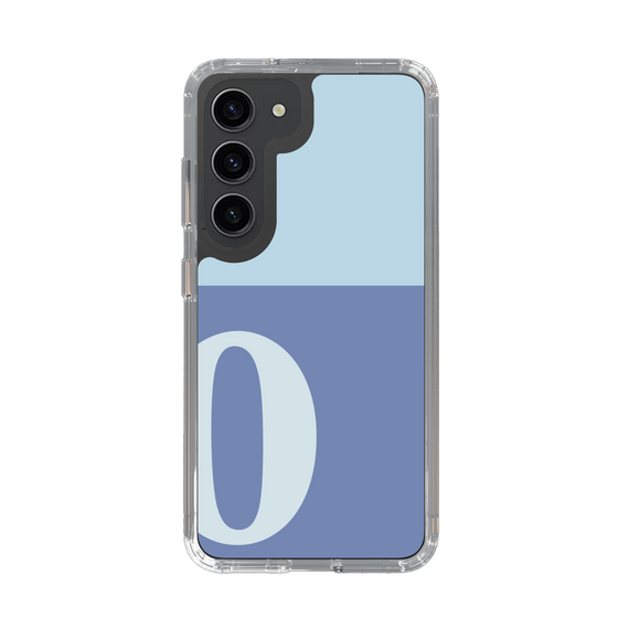 Slim Protection Case［ Original - initial two tone - O blue ］