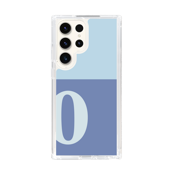 Slim Protection Case［ Original - initial two tone - O blue ］