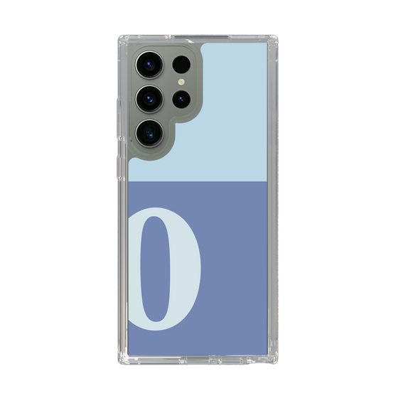 Slim Protection Case［ Original - initial two tone - O blue ］