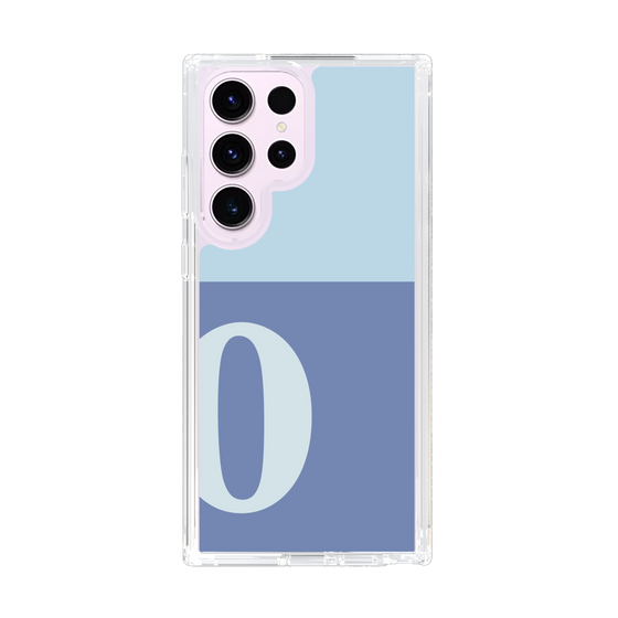 Slim Protection Case［ Original - initial two tone - O blue ］