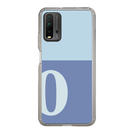 Slim Protection Case［ Original - initial two tone - O blue ］