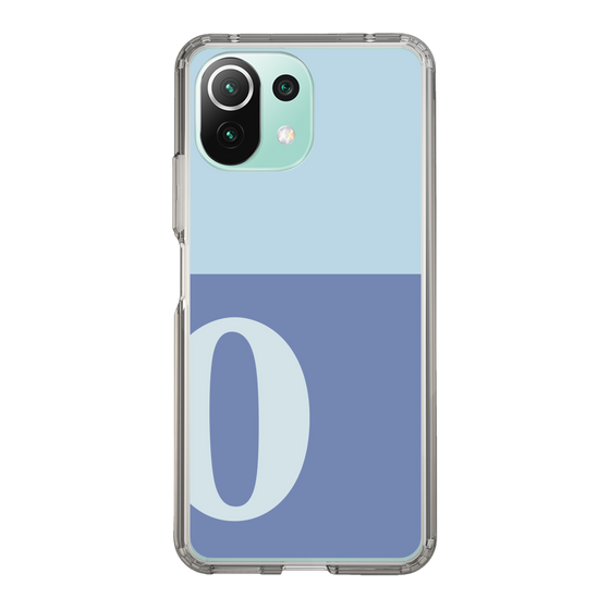 Slim Protection Case［ Original - initial two tone - O blue ］