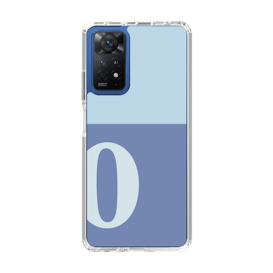 Slim Protection Case［ Original - initial two tone - O blue ］