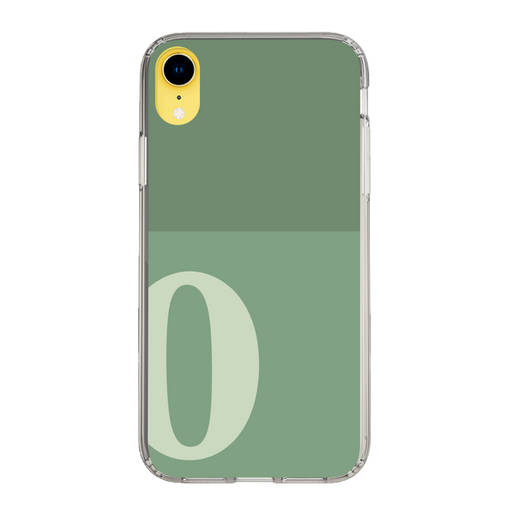 Slim Protection Case［ Original - initial two tone - O green ］