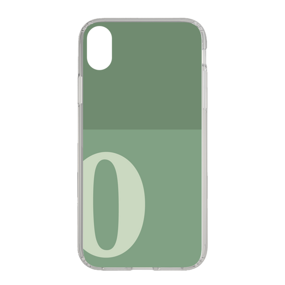 Slim Protection Case［ Original - initial two tone - O green ］