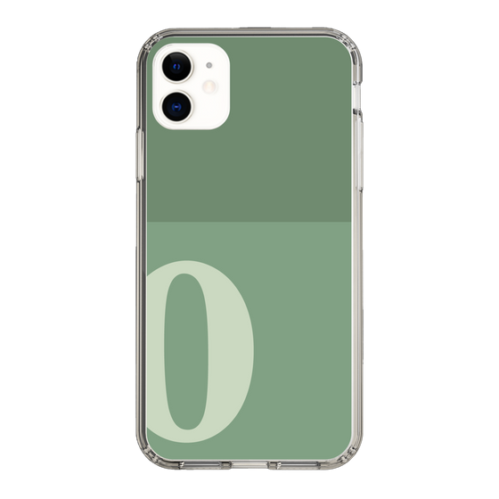 Slim Protection Case［ Original - initial two tone - O green ］