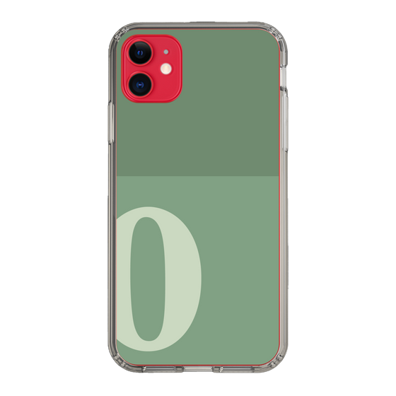 Slim Protection Case［ Original - initial two tone - O green ］