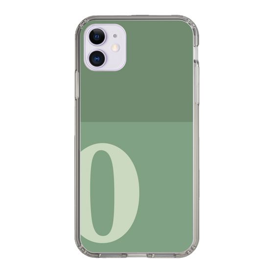 Slim Protection Case［ Original - initial two tone - O green ］