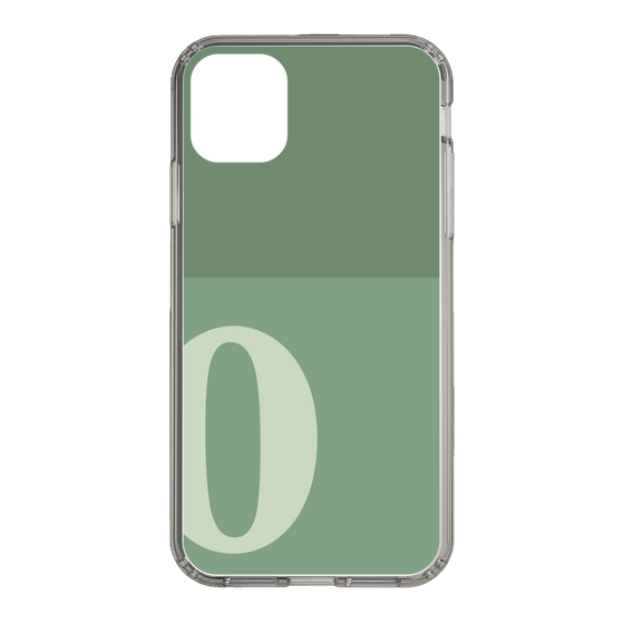 Slim Protection Case［ Original - initial two tone - O green ］