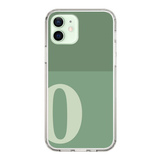 Slim Protection Case［ Original - initial two tone - O green ］