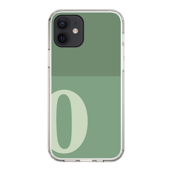Slim Protection Case［ Original - initial two tone - O green ］